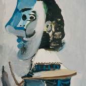 Krugier | Pablo Picasso | Peintre, buste de profil (Mousquetaire à sa palette), 1967