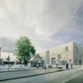 Für die Realisation der Erweiterung des Kunsthaus Zürich unverbindliches Wettbewerbs- Rendering von David Chipperfield Architects Ltd/Imaging Atelier 