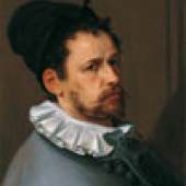 ist das Selbstporträt des am Prager Hof Kaiser Rudolfs II. tätigen Malers und Kupferstechers Bartholomäus Spranger.
 
 
