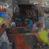  Julian Trevelyan, R.A. (1910-1988) Durham Wharf Estimate: 15,000–25,000 GBP