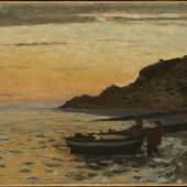 La plage à Sainte Adresse - Claude Monet 