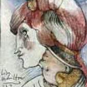 Über: Hans Holbein d. J., Bildniszeichnung
Blei- und Farbstift