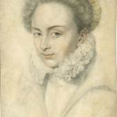 L’Antiquaire & The Connoisseur Inc, Daniel Dumonstier (Paris 1574–1646) A Portrait of a Young Woman in a Ruffled Collar