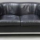 Ledersofa "Onda" Zanotta/Italien. Entwurf: Jonathan de Pas. Aufrufpreis: 	1.200 € [1.200 €] Schätzpreis: 	1.600 € [1.600 €]