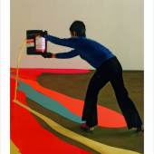 Farbe im Fluss 4 Linda Benglis, latex floor paint, 1969, Courtesy: Cheim & Read, © VG Bild-Kunst Bonn, 2011 