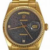 HERRENARMBANDUHR Rolex Day Date, Automatic, Chronometer, Gelbgoldgehäuse 18ct mit Rolexarmband, Gelbgold 18ct Mindestpreis:	11.500 EUR