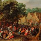 Vinck(e)boons, David (1576 Mechelen - 1631/33 Amsterdam, "Die Bauernkirmes", Mindestpreis: 	30.000 EUR