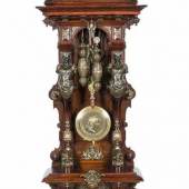 Lenzkirch Standuhr, extrem seltene sammelwürdige museale Ausführung, Werknummer 514584 ca. 1870-73, 8-Tage Uhrwerk mit Schlagwerk auf 2 Glocken Mindestpreis:	15.000 EU