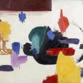 August Clüsserath (Fenne/Saar 1899-1966 Saarbrücken) Composition, 1957, Öl auf Leinwand, 89 x 128 cm Schätzpreis:	2.800 EUR