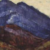 Christian Rohlfs (Niendorf 1849 – 1938 Hagen) „Die blauen Berge“. Um 1912, Schätzpreis: 	120.000 - 150.000 EUR