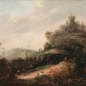 Abraham Blommaert um 1626 Middelburg - nach 1675 (?) Middelburg - Berglandschaft mit Ruine, Aufrufpreis:	4.000 EUR Schätzpreis:	8.000 EUR