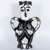 280 Pablo Picasso, Keramikvase, farbig bemalt, Schätzpreis: 	12.000 - 14.000 EUR