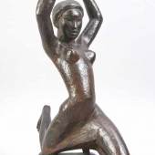 Georg Kolbe (1877-1947), "Meerweibchen". 1921, Bronze mit rotbrauner Patina. Mindestpreis:	60.000 EUR