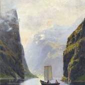 Hans Andreas Dahl, Auf dem Fjord. 1. Viertel 20. Jh. Schätzpreis:	6.000 EUR