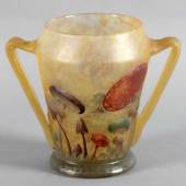 Seltene Pilz-Vase, signiert Daum Nancy, um 1900, Schätzpreis:	2.800 EUR