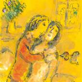Marc Chagall Intérieur jaune Öl auf leinwandkaschiertem Malkarton. (1978-1980). Ca. 41 x 33 cm. Signiert unten rechts. Mindestpreis:	250.000 EUR Aufrufpreis:	250.000 EUR Schätzpreis:	250.000 - 350.000 EUR