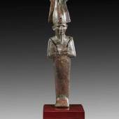 Großer Osiris. Spätzeit, 26. - 30. Dynastie, 664 - 332 v. Chr. H 30cm (ohne Sockel).  Schätzpreis:	12.000 EUR