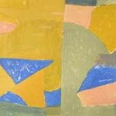 POLIAKOFF Serge (1899 Moskau-1969 Paris) "Composition jaune, bleue et rouge", Abstrakte Kompositionen in Erdtönen und Formen, Farblithographie Mindestpreis:	800 EUR