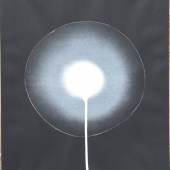 Piene, Otto (Laasphe 1928-2014 Berlin ) Weiße Sonne auf Schwarz, aus der Folge "Sonnen" 1970,  Schätzpreis:	350 EUR