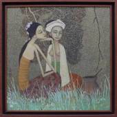 Cheong, Soo Pieng (1917 Amoy/China - 1983 Singapur) "2 Malayische Frauen (Geschwister), Mindestpreis:	20.000 EUR