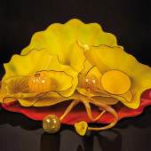 "Mars Red a Sun Yellow Persian Set" Dale Chihuly, 2000 Dreizehnteiliges Set. Schätzpreis:	10.000 - 15.000 EUR