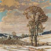 Josef Stoitzner * Landschaft bei Sittendorf im Wienerwald, um 1920, Schätzpreis:	10.000 - 20.000 EUR