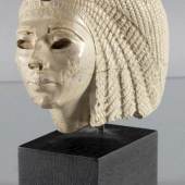 Kopf einer Königin, wohl Teje, Ägypten, ca. 1550-1290 v. Chr, 18. Dynastie, Kopf einer Königin, wohl Teje, Ägypten, ca. 1550-1290 v. Chr, 18. Dynastie