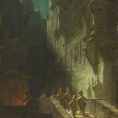 Carl Spitzweg Die Scharwache Öl auf Leinwand 54 x 31,5cm Ergebnis: 109.650 Euro 