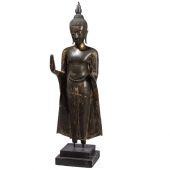 Los 121 Große Bronze des stehenden Buddha, Thailand, 18./19. Jhdt. Startpreis € 5.000 