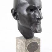 Vogelsanger, Paul (Schweizer Bildhauer, 1880 - 1967) Portraitkopf eines Persers, Bronze, Mindestpreis: 	600 EUR