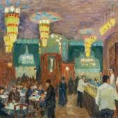 Los 65, Ernst Eitner (Hamburg 1867 - Hamburg 1955) Das Café Felber am Steinhauerdamm , Limitpreis: 	7.000 € 