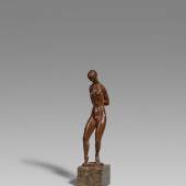 Renée Sintenis (1888 – 1965)  Tänzerin | 1913 (Entwurf) | Bronze, braun patiniert | 19 x 4 x 4 cm Ergebnis: 55.470 Euro