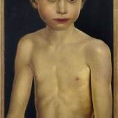 Bruno Paul Seener, Bildnis eines Knaben mit Kleeblatt (Portrait A. M.). Um 1924. Schätzpreis:	8.500 EUR