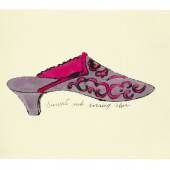 Lot 136/2, Andy Warhol Shoe