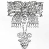 Lot 431 - Diamond brooch, Cartier, 1911