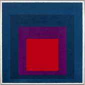 Lot 11- Josef Albers, Homage to the Square Temperate (est, £700,000-1,000,000)