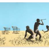 Lot 11. Banksy, Trolley Hunters. Est. 5,000,000 - 7,000,000 USD