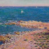 Lot 15 Claude Monet, La Méditerranée par vent de mistral, oil on canvas, 1888 (est. £6,500,000-8,500,000) sold £7,150,800