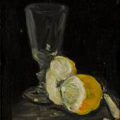 Lot 20 George Leslie Hunter, Still Life of Lemon, Glass and Knife, est. £50,000-70,000