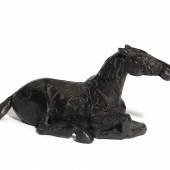 Lot 216 Dame Elisabeth Frink, R.A. Lying down horse (est.£60.000-80.000)...