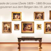 Lot 3213* BASILE DE LOOSE 10 Alltagsszenen aus dem Belgien des 19. Jahrhunderts.  CHF 70 000 / 90 000