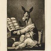 Francisco Goya Lucientes Los caprichos. [madrid: printed by rafael esteve for the artist, 1799.] Estimate $500/700,000 Sold for $912,500