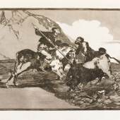 Lot 34 Goya, La Tauromaquia, 1