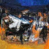 Lot 51, Sayed Heider Raza, Untitled (Landscape)