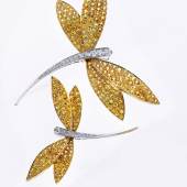 Lot 826 - Van Cleef & Arpels - Delightful brooches designes as dragonflies - Fine Jewels Geneva 14 June 18