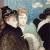 Louis Anquetin, Intimate Conversation, 1891
