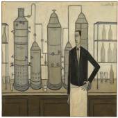  Bernard Buffet, Le bar du Liberty's, 1950 Sammlung Klewan Öl auf Leinwand 160 × 160 cm