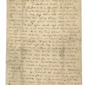 Luther-Brief an Melanchthon, geschrieben 1530 (380.000 Euro)