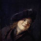 Isaack Luttichuys Brustbild eines lachenden Jungen, 1648 Öl auf Holz, 34 x 27,5 cm Privatsammlung