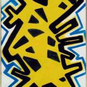Andrew Molles, Graffiti (1964), OHNE TITEL  1964  Öl/Leinwand, 120 x 75 cm, WVZ 5200  Abgebildet: Monografie S. 159
